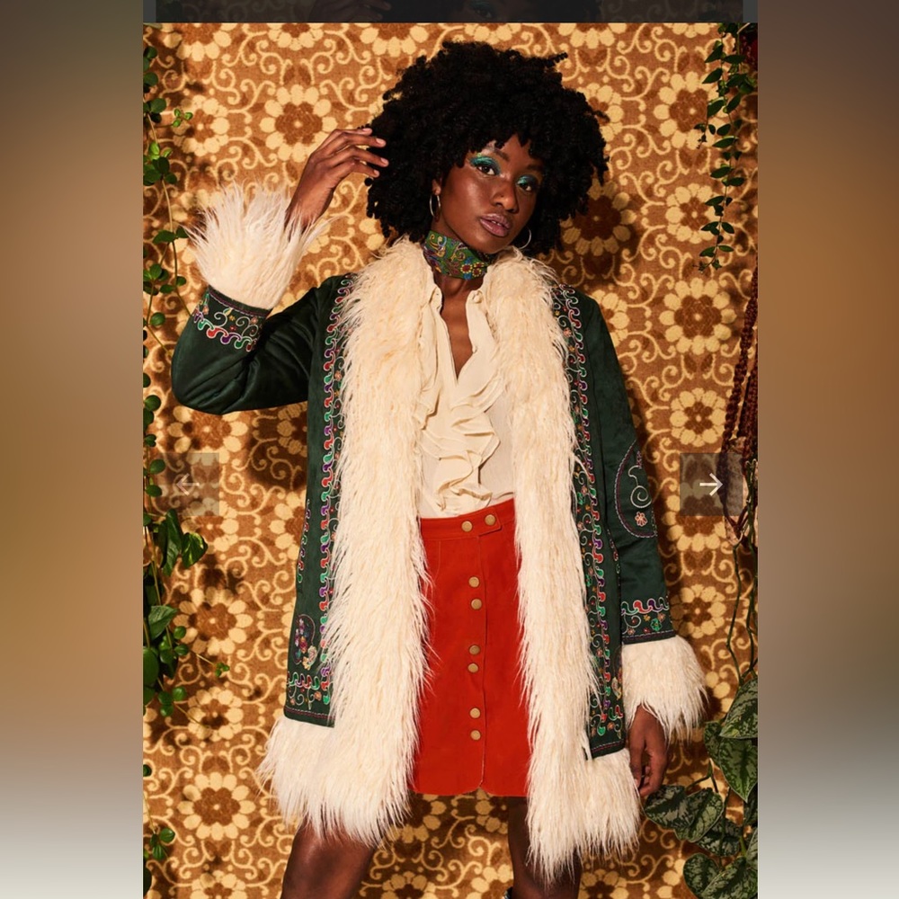 Hippie Shake Penny Lane Coat Green